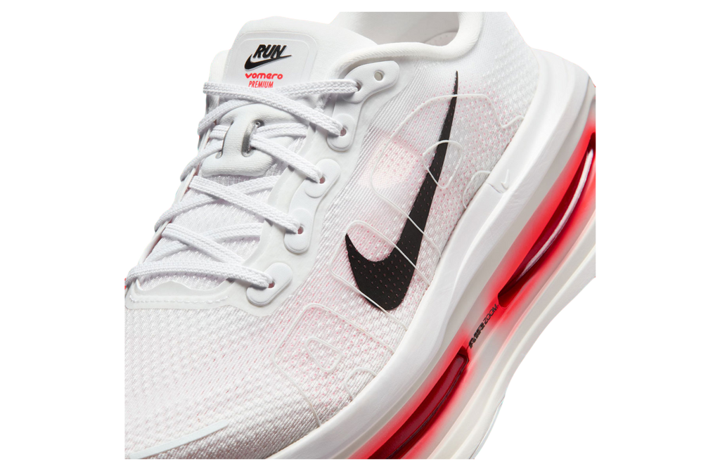 Nike Vomero Premium White / Bright Crimson - Image 8