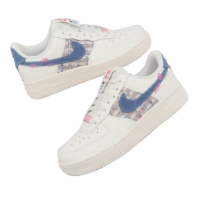 Nike WMNS Air Force 1 07 LX Denim Swoosh Boucle - Image 7