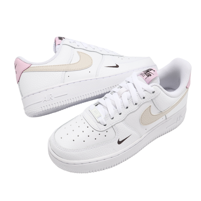 Nike Wmns Air Force 1 07 White / Light Orewood Brown - Image 6