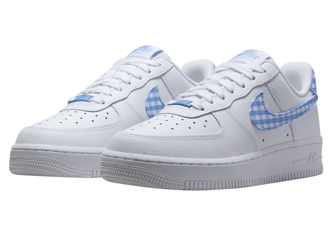 Nike WMNS Air Force 1 Low Blue Gingham - Image 2