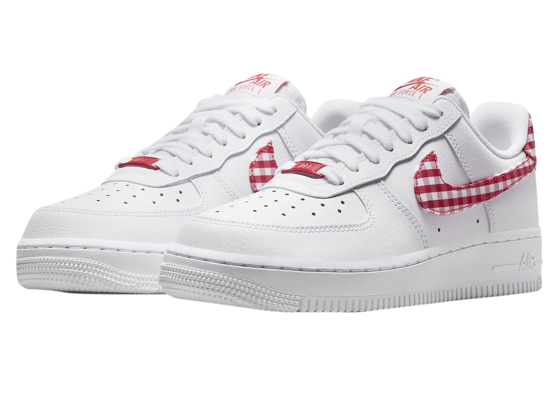 Nike WMNS Air Force 1 Low Red Gingham - Image 2