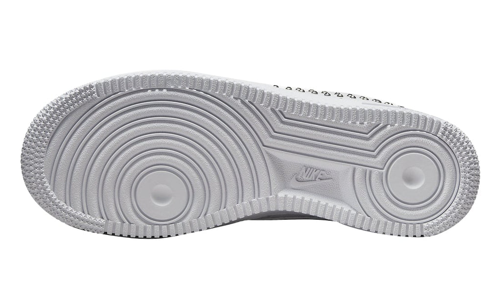 Nike WMNS Air Force 1 Low Stud Swoosh White Metallic Silver - Image 6
