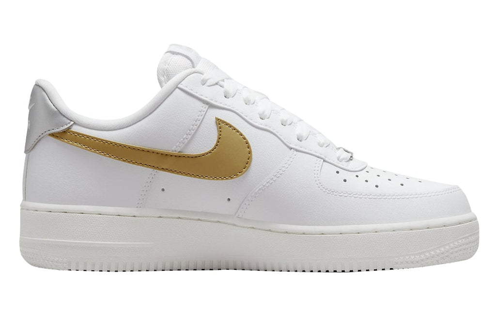 Nike WMNS Air Force 1 Low White Gold Silver - Image 3