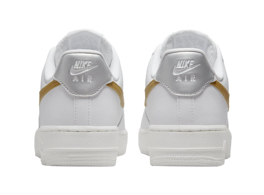 Nike WMNS Air Force 1 Low White Gold Silver - Image 5