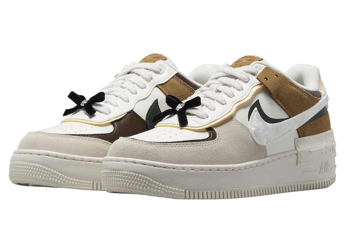 Nike WMNS Air Force 1 Shadow White Tan - Image 2