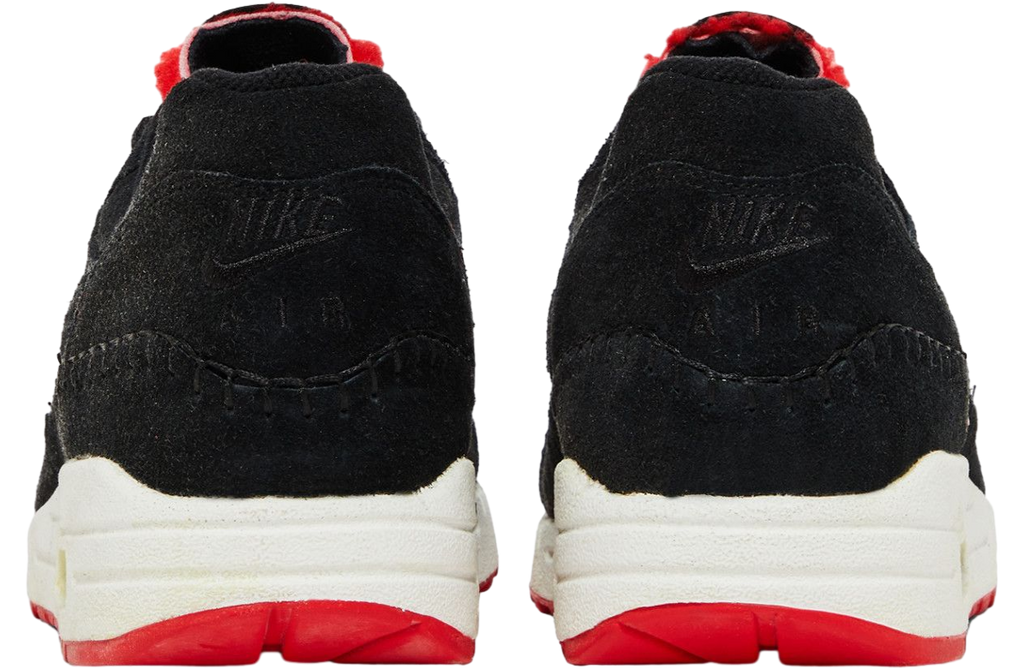 Nike Wmns Air Max 1 Premium Sherpa Pack - Black / Action Red - Image 4