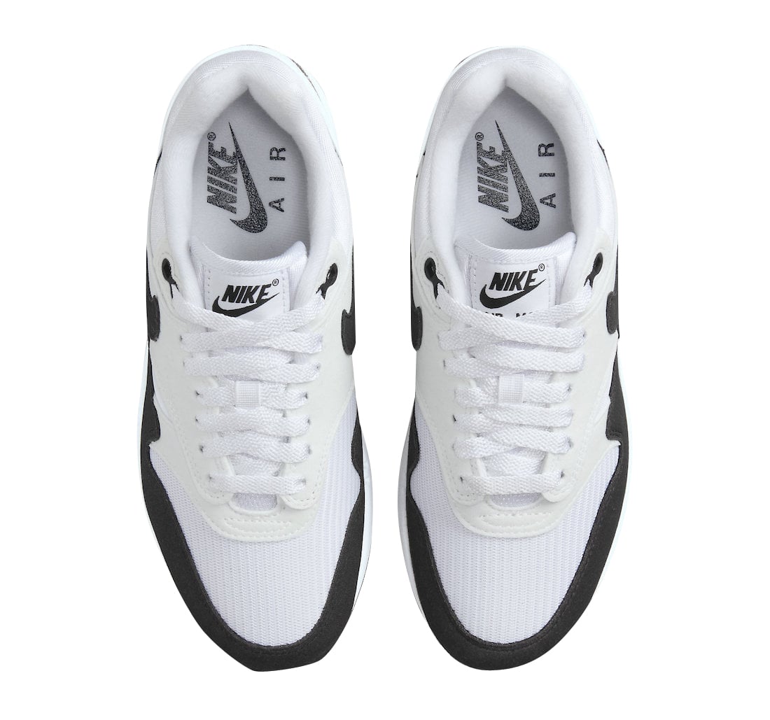 Nike WMNS Air Max 1 White Black - Image 4