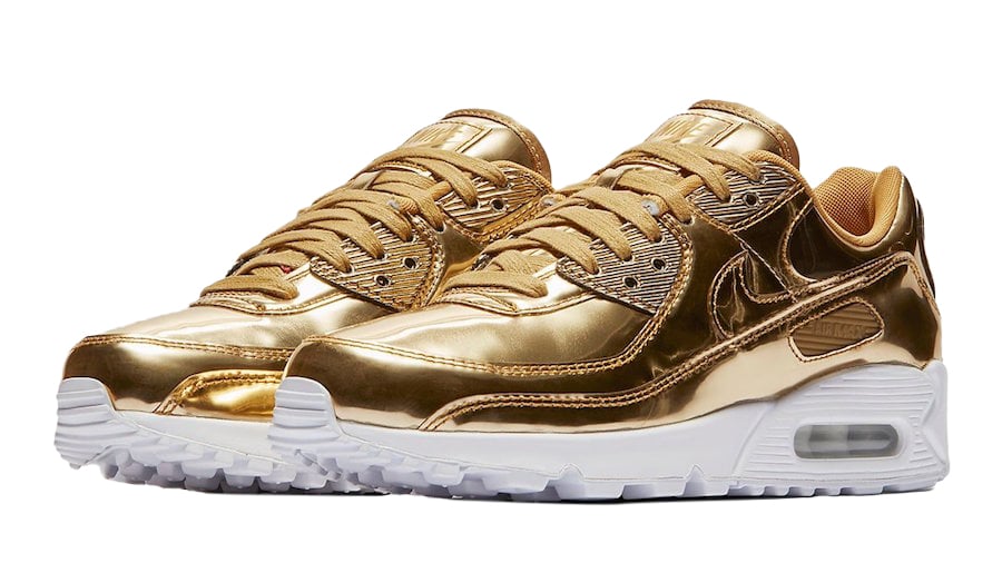 Nike WMNS Air Max 90 Metallic Gold - Image 2