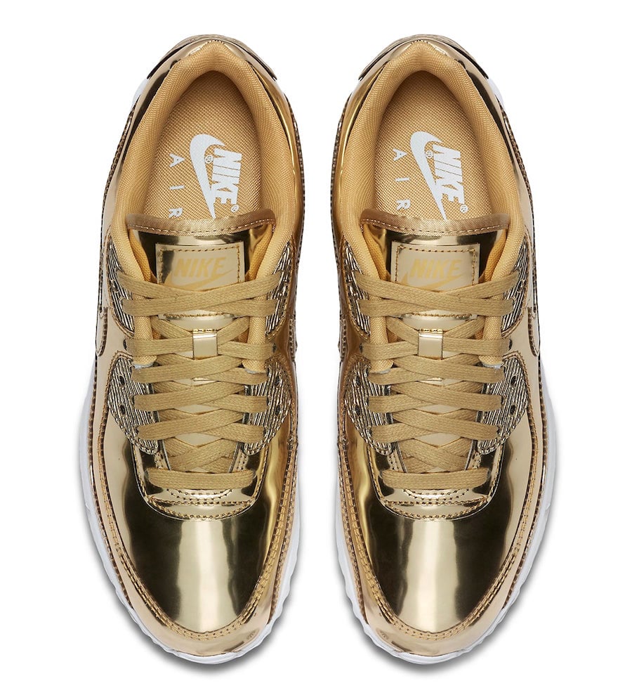 Nike WMNS Air Max 90 Metallic Gold - Image 4