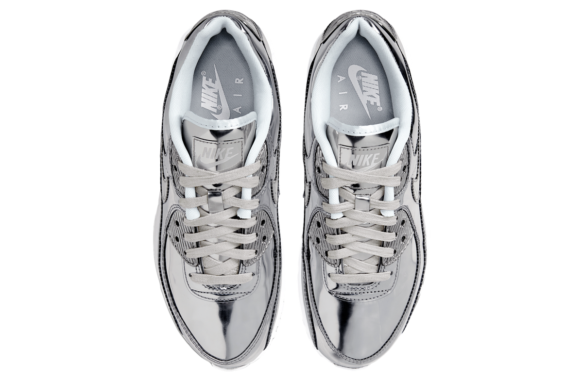 Nike WMNS Air Max 90 Metallic Silver - Image 4