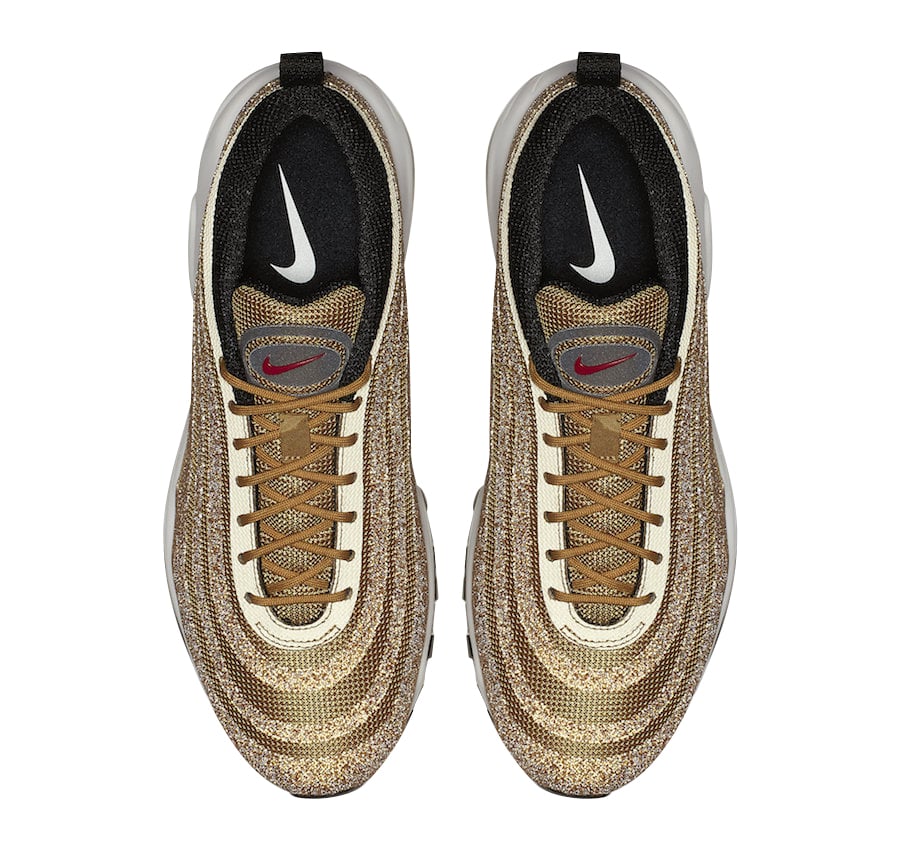 Nike WMNS Air Max 97 LX Swarovski Metallic Gold - Image 4