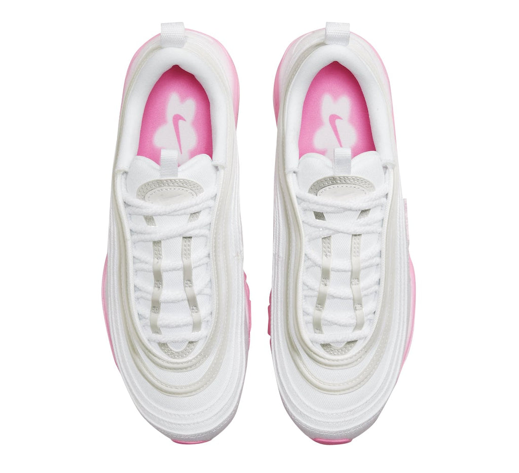 Nike WMNS Air Max 97 White Canvas Pink Chenille - Image 4