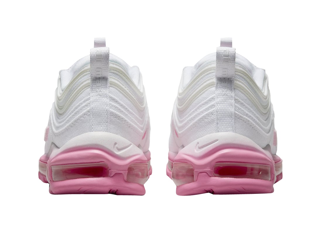 Nike WMNS Air Max 97 White Canvas Pink Chenille - Image 5