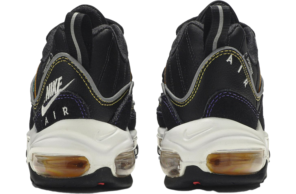 Nike Wmns Air Max 98 Premium Martin Black / Flash Crimson - Image 4