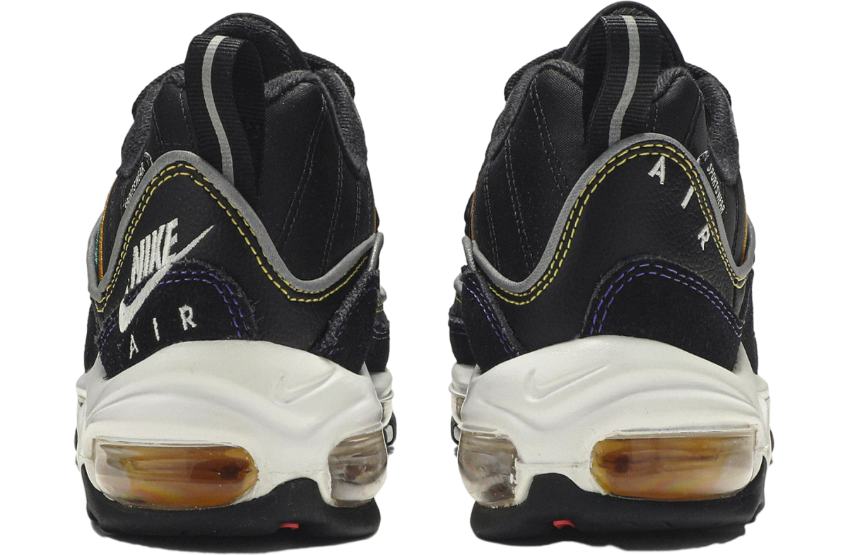 Nike Wmns Air Max 98 Premium Martin Black / Flash Crimson - Image 4