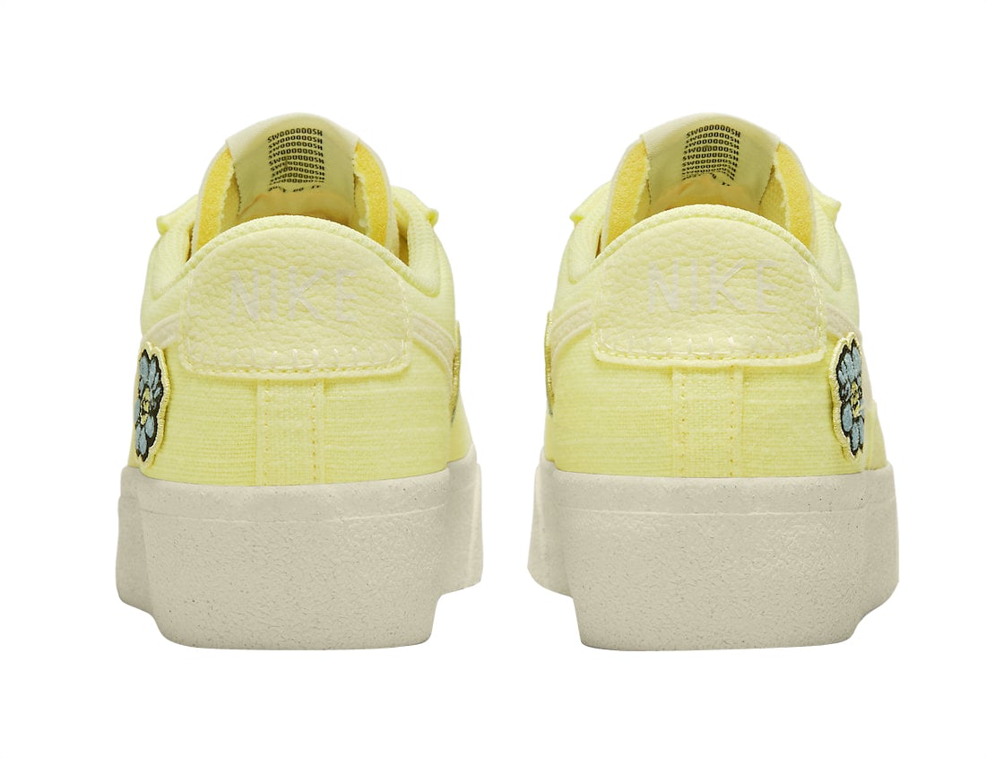 Nike WMNS Blazer Low Platform Air Sprung Yellow - Image 5
