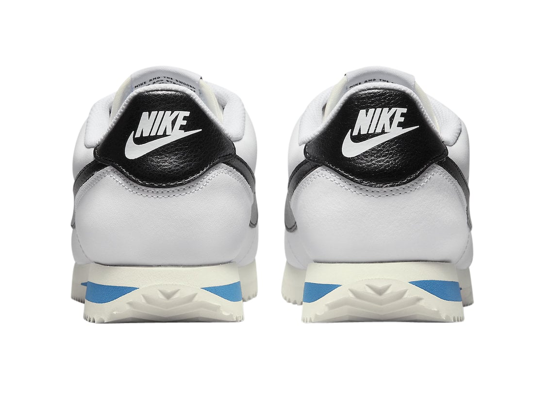 Nike WMNS Cortez White Black Light Photo Blue - Image 5