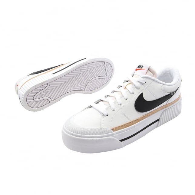 Nike WMNS Court Legacy Lift White Black - Image 7