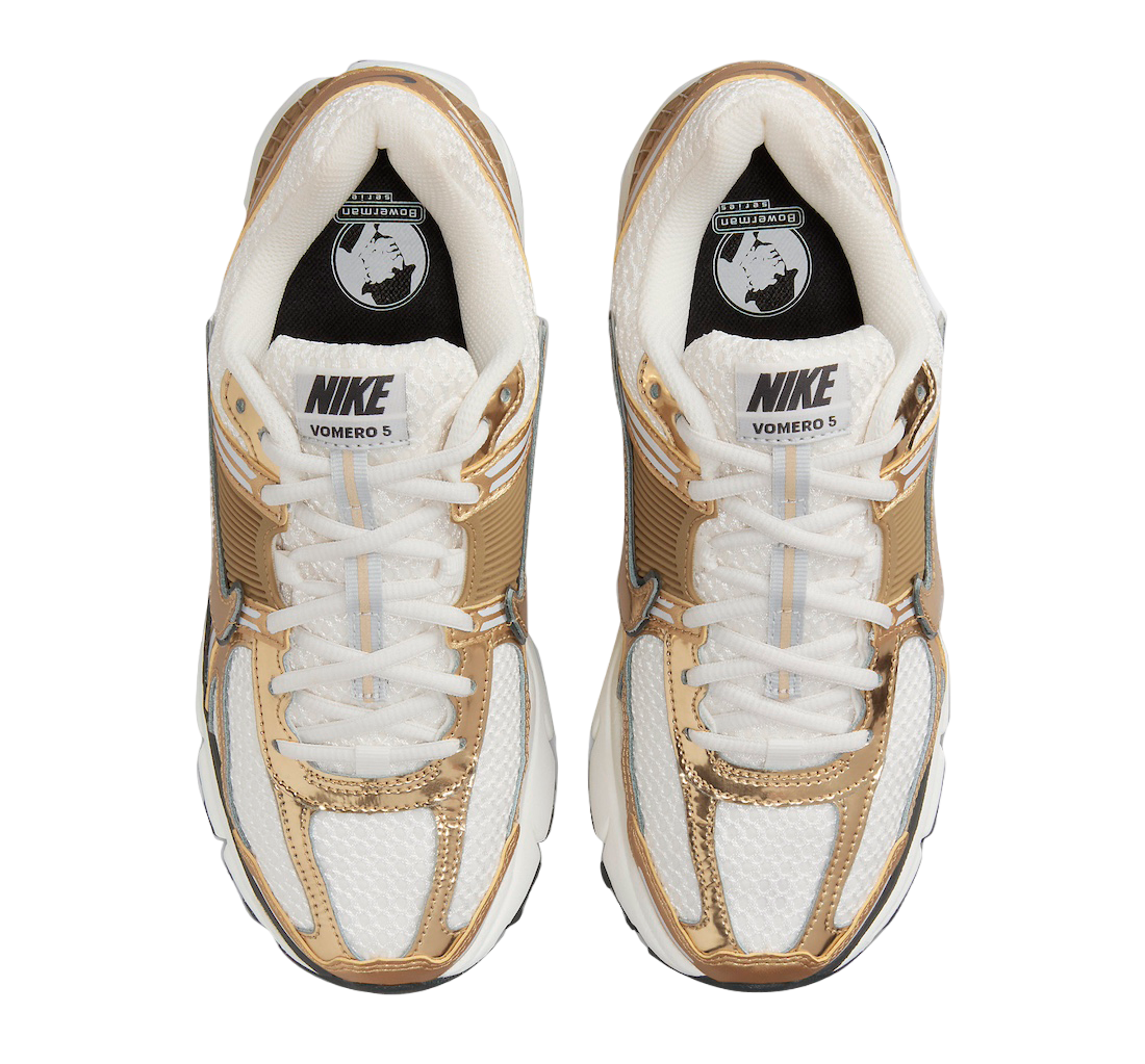 Nike WMNS Zoom Vomero 5 Metallic Gold - Image 4