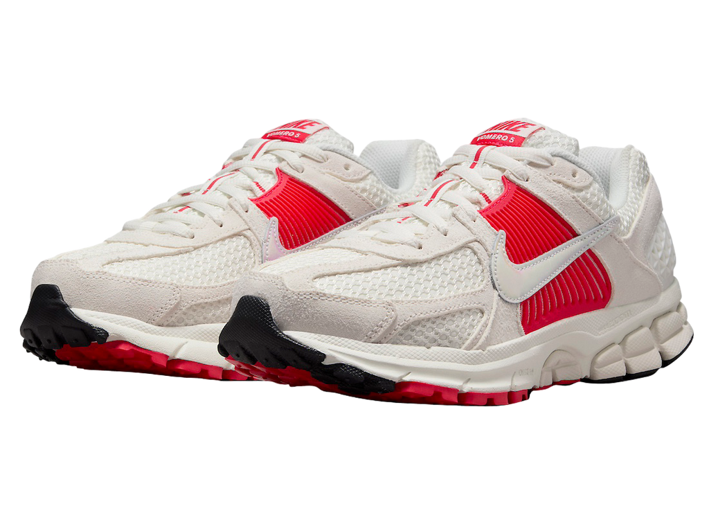 Nike WMNS Zoom Vomero 5 Sail Siren Red - Image 2