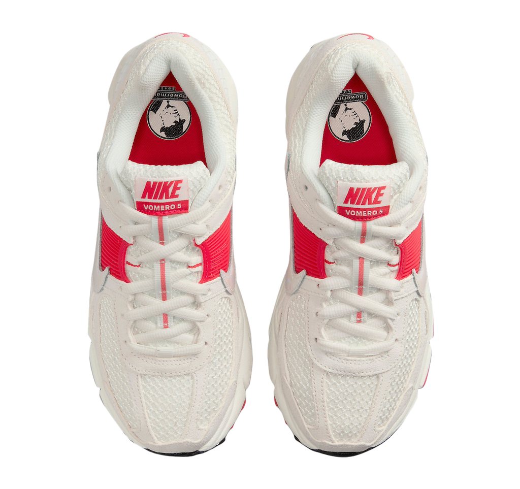 Nike WMNS Zoom Vomero 5 Sail Siren Red - Image 4