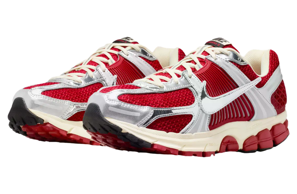 Nike Zoom Vomero 5 Gym Red / Metallic Silver - Image 2
