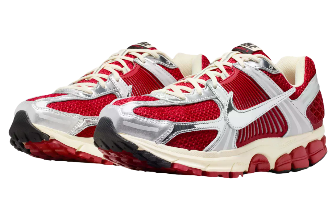 Nike Zoom Vomero 5 Gym Red / Metallic Silver - Image 2