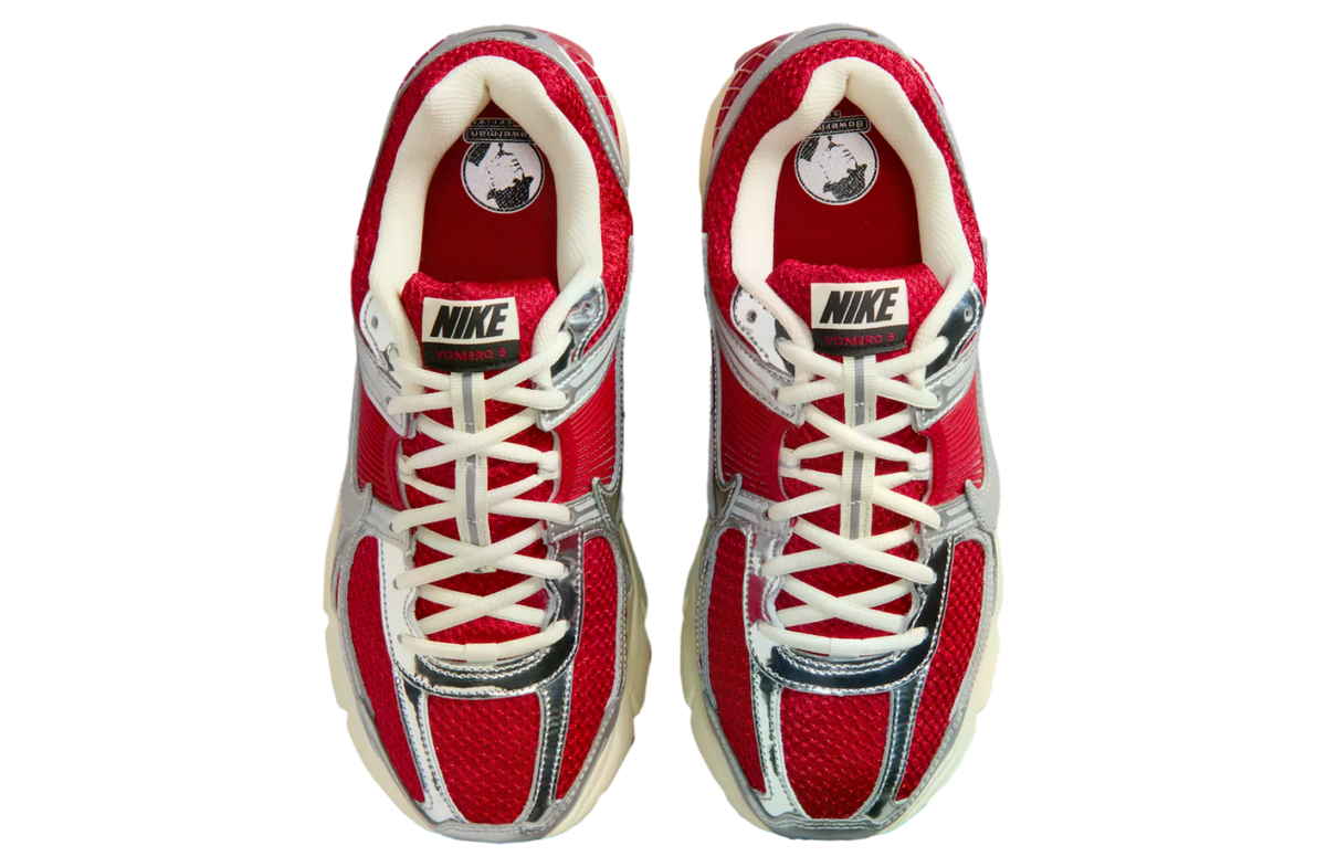 Nike Zoom Vomero 5 Gym Red / Metallic Silver - Image 4