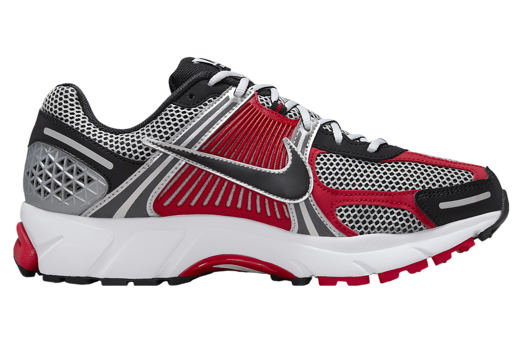 Nike Zoom Vomero 5 Metallic Silver / University Red - Image 3