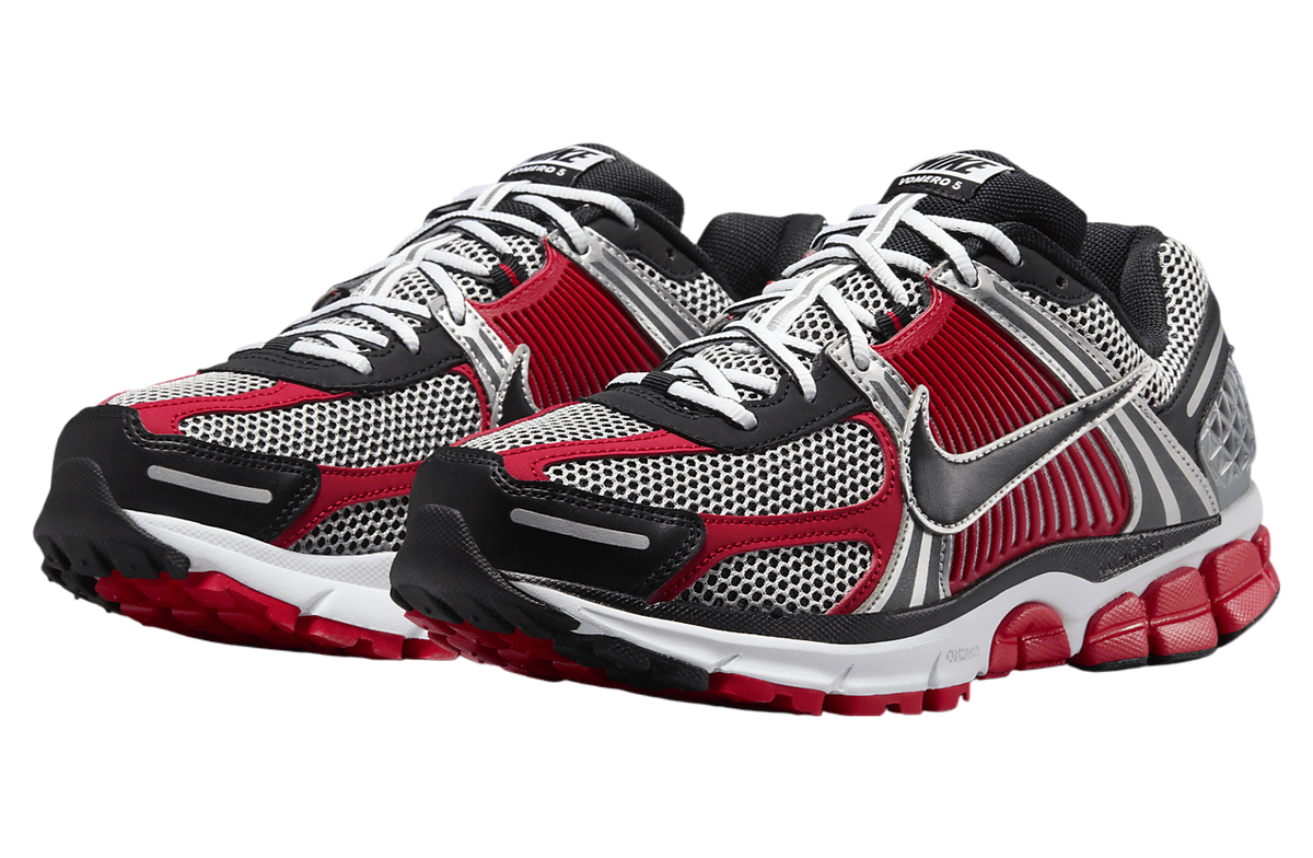 Nike Zoom Vomero 5 Metallic Silver / University Red - Image 5