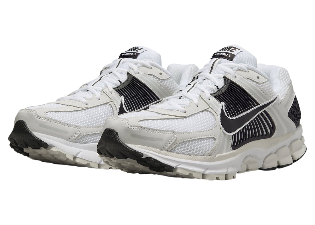 Nike Zoom Vomero 5 White Black - Image 2