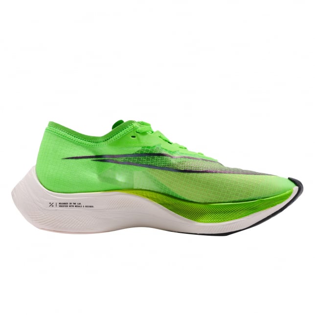 Nike ZoomX VaporFly Next% Electric Green Guava Ice Black - Image 2