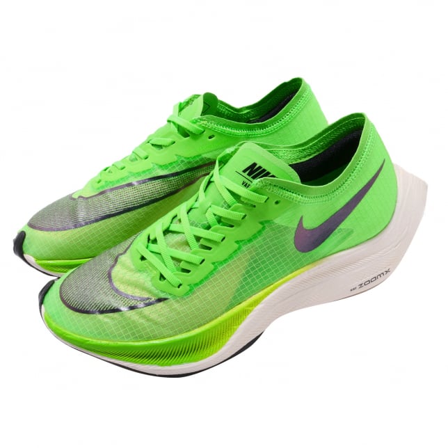 Nike ZoomX VaporFly Next% Electric Green Guava Ice Black - Image 8