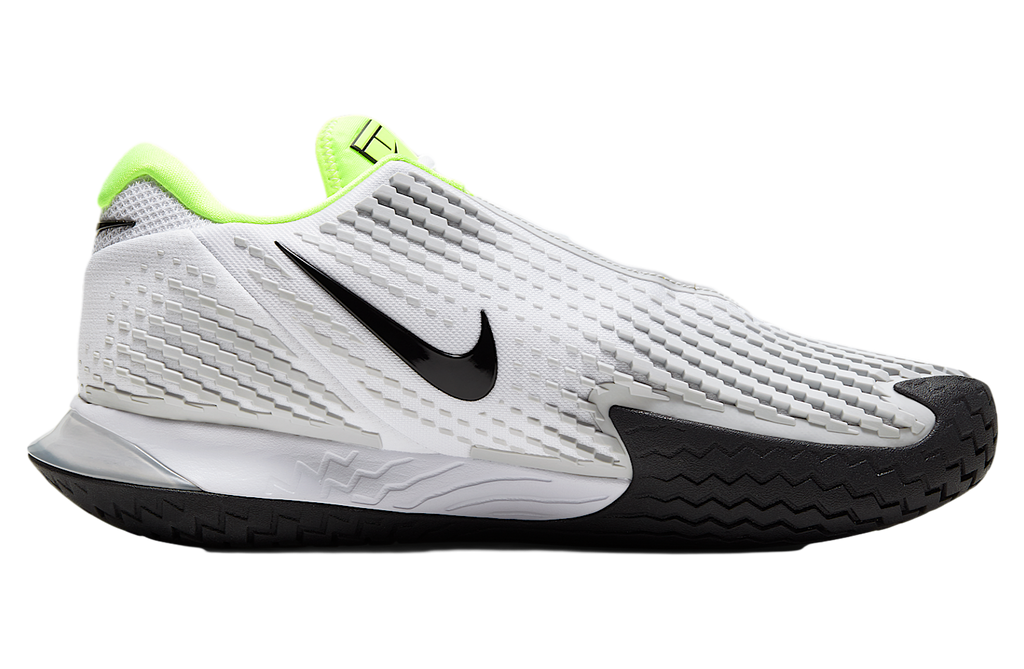 Nikecourt Air Zoom Vapor Cage 4 White / Volt (Hard Court) - Image 3