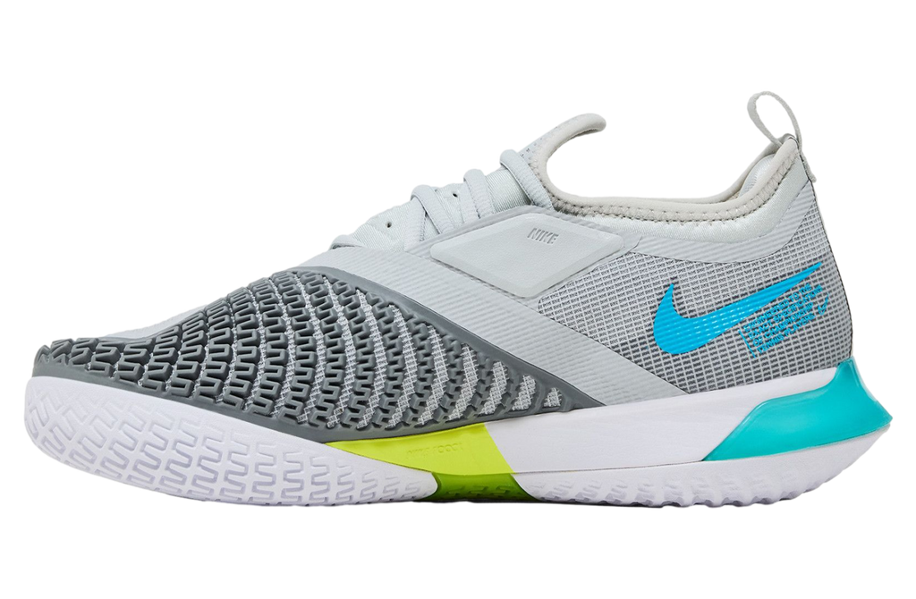 Nikecourt React Vapor Nxt Grey Fog Chlorine Blue - Image 2