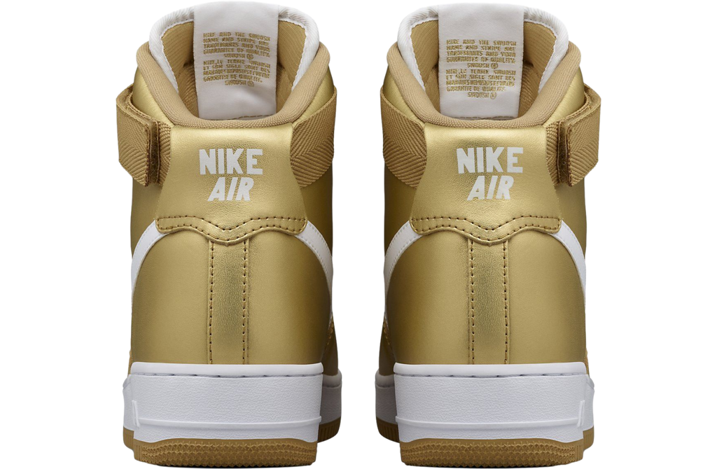 Nikelab Air Force 1 High Metallic Gold / White - Image 4