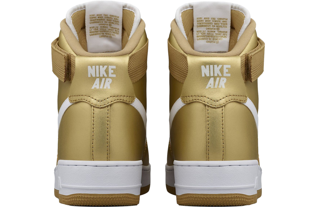 Nikelab Air Force 1 High Metallic Gold / White - Image 4