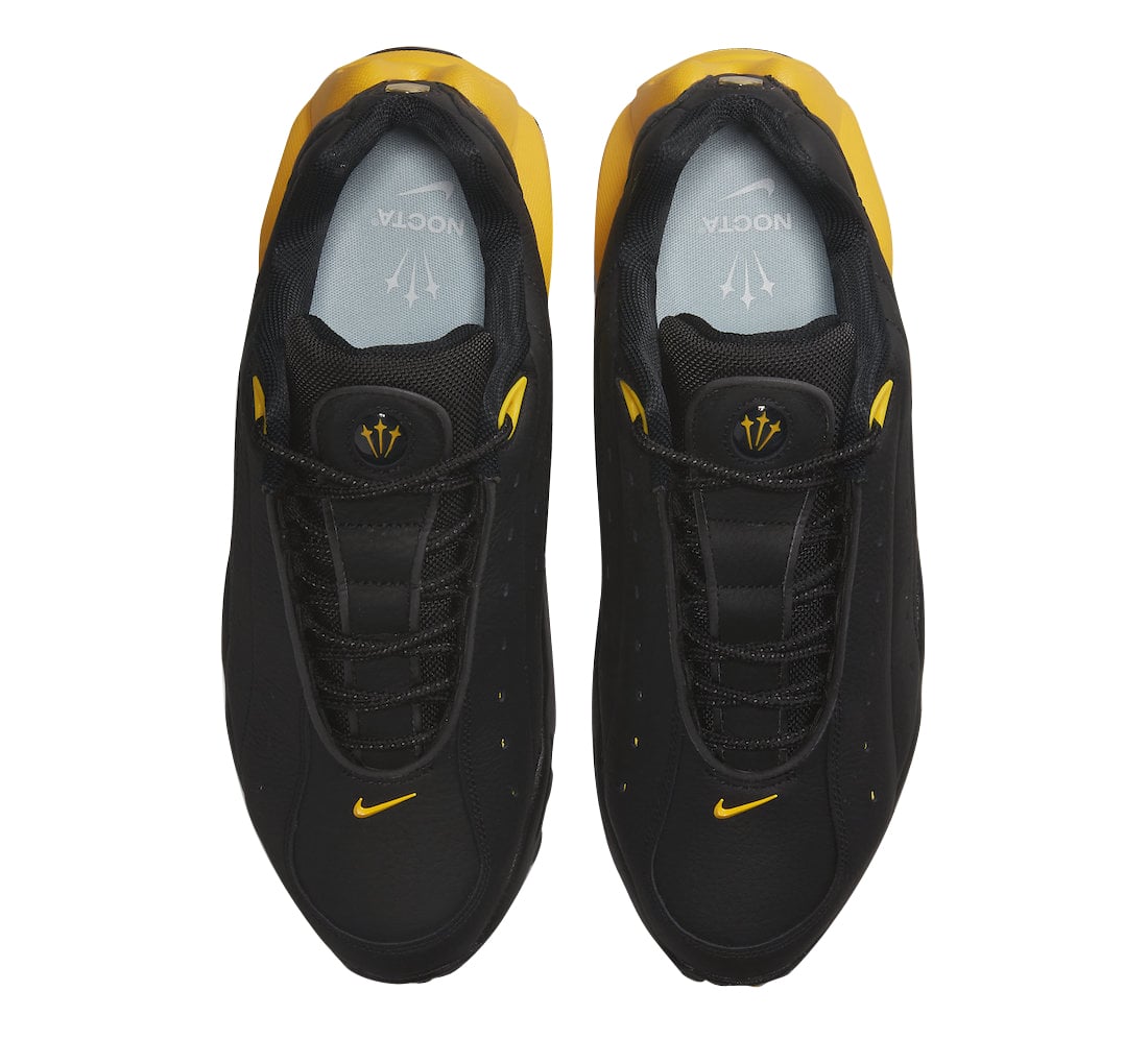 NOCTA x Nike Hot Step Air Terra Black University Gold - Image 4