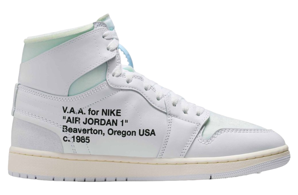Off White x Air Jordan 1 High OG Alaska - Image 2