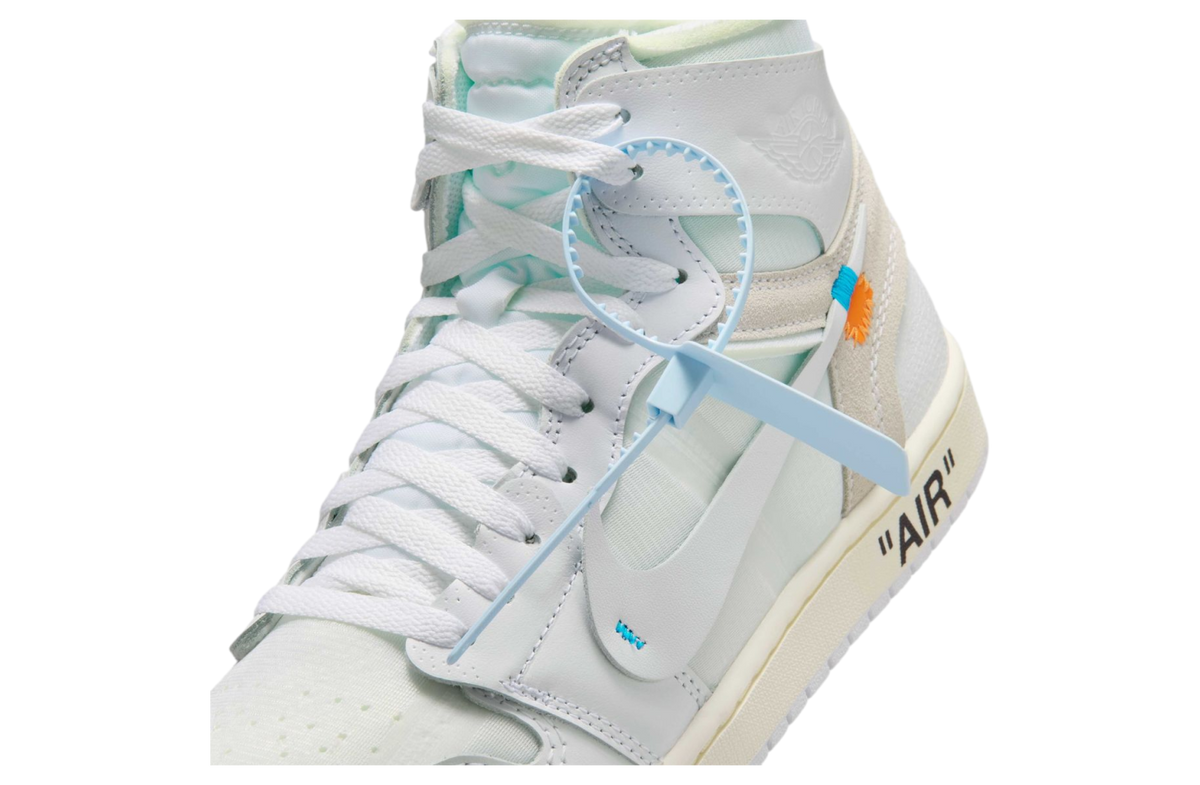 Off White x Air Jordan 1 High OG Alaska - Image 6
