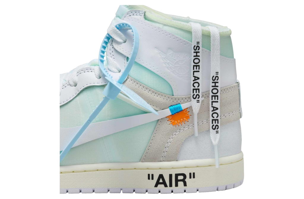 Off White x Air Jordan 1 High OG Alaska - Image 9