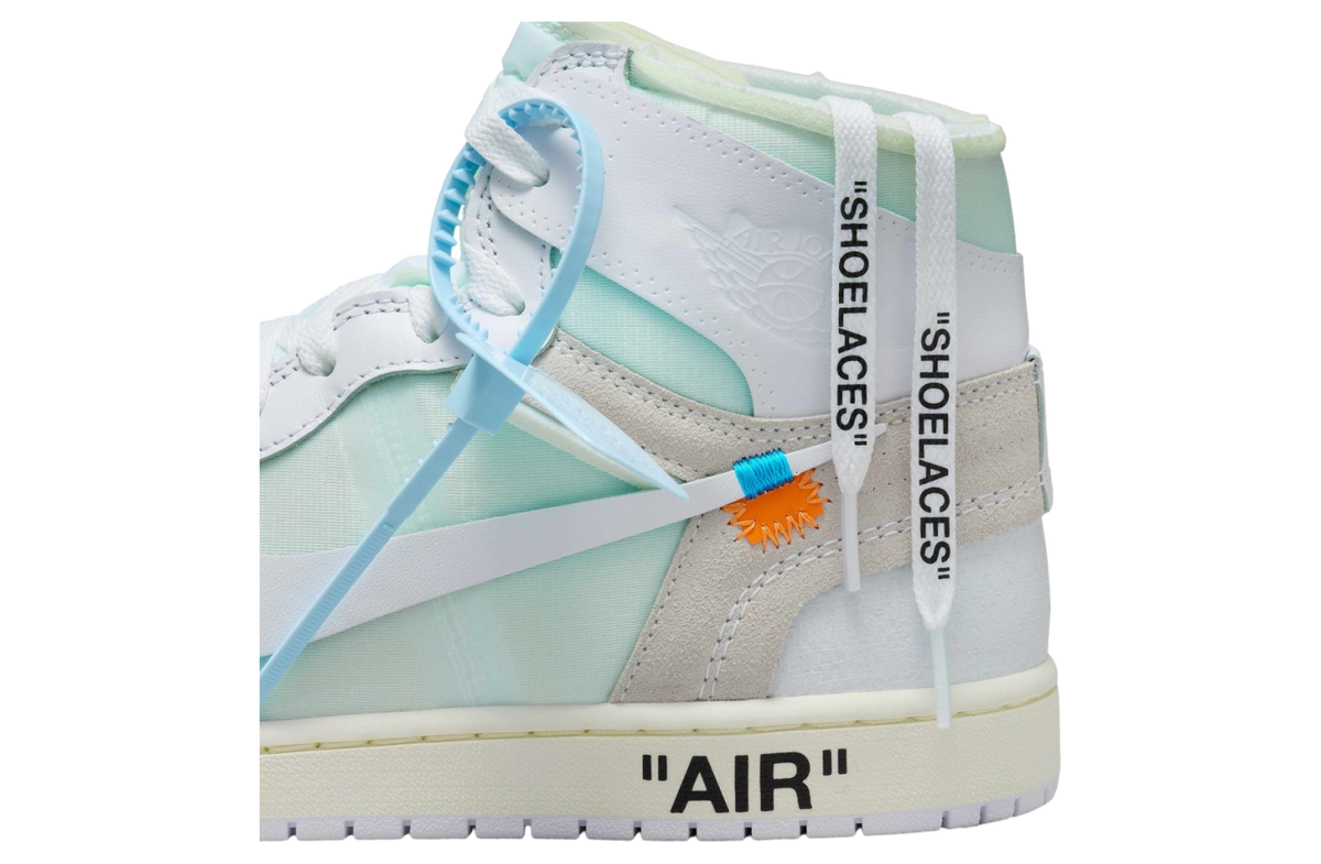 Off White x Air Jordan 1 High OG Alaska - Image 9