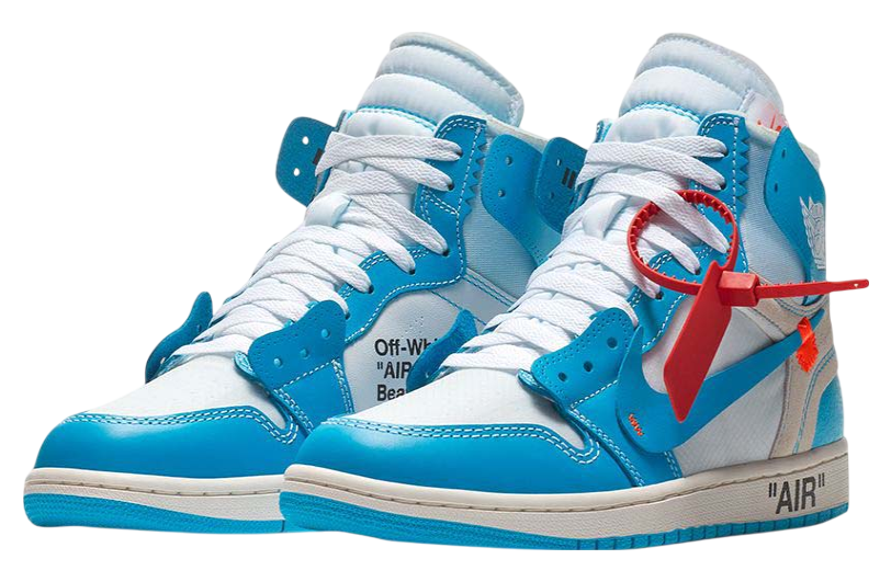 OFF-WHITE x Air Jordan 1 High Powder Blue - Image 2