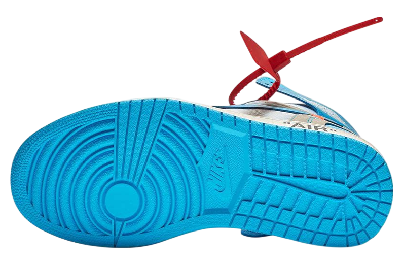 OFF-WHITE x Air Jordan 1 High Powder Blue - Image 5