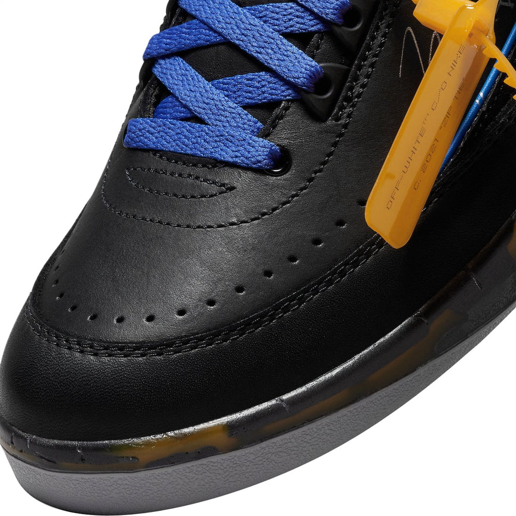 Off-White x Air Jordan 2 Low Black Varsity Royal - Image 8