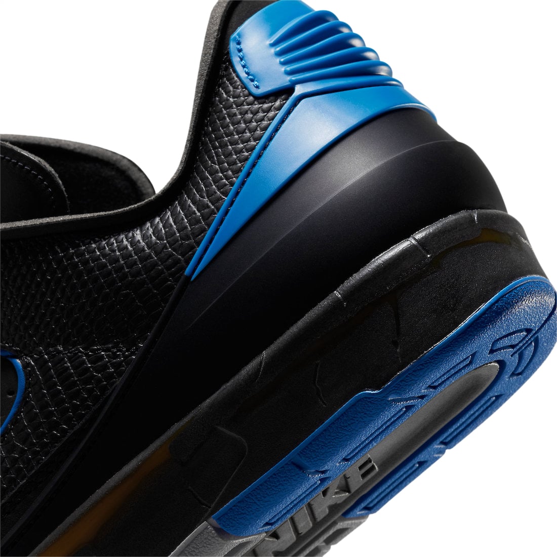 Off-White x Air Jordan 2 Low Black Varsity Royal - Image 9