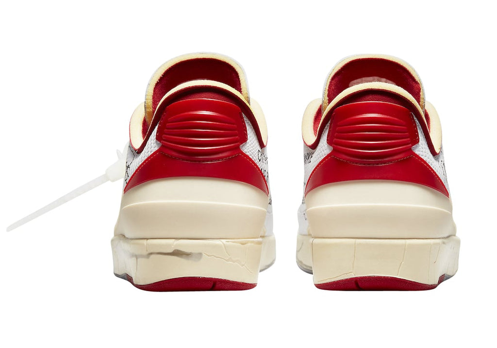 Off-White x Air Jordan 2 Low White Varsity Red - Image 5
