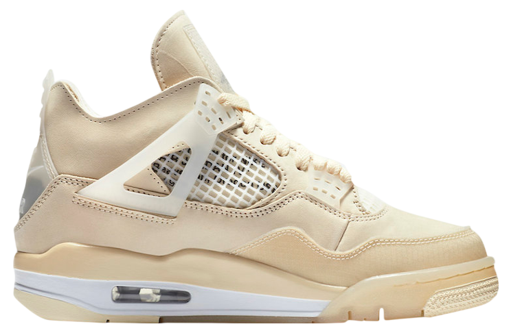 Off-White x Air Jordan 4 WMNS Sail - Image 3