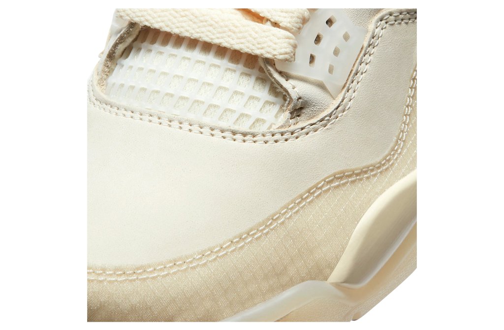 Off-White x Air Jordan 4 WMNS Sail - Image 7