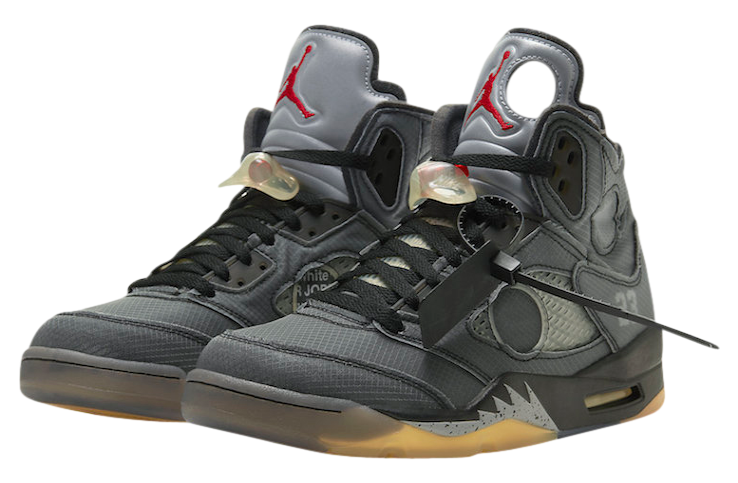 Off-White x Air Jordan 5 Black - Image 2